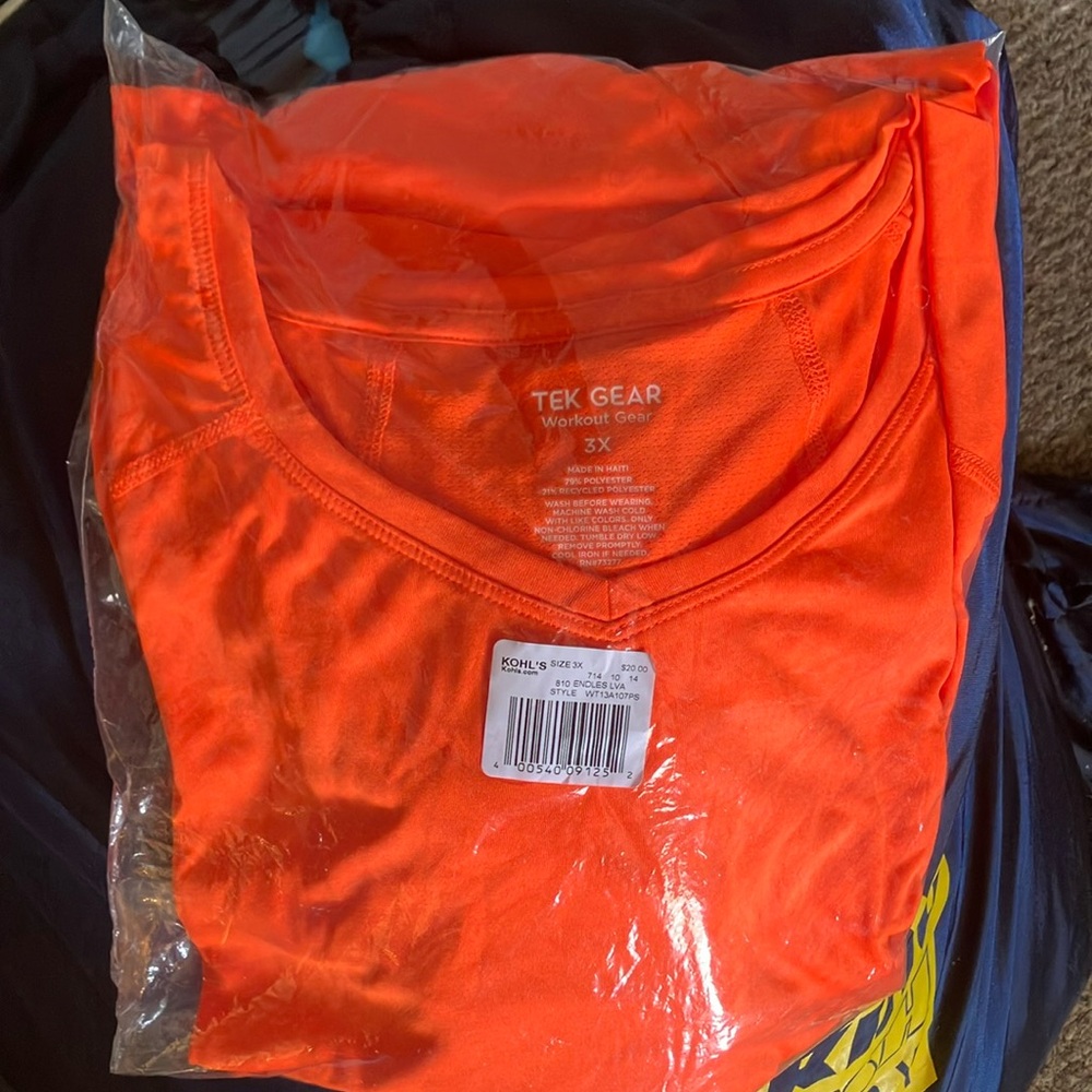 NEW IN BAG/Tek Gear Women's Tops - Orange